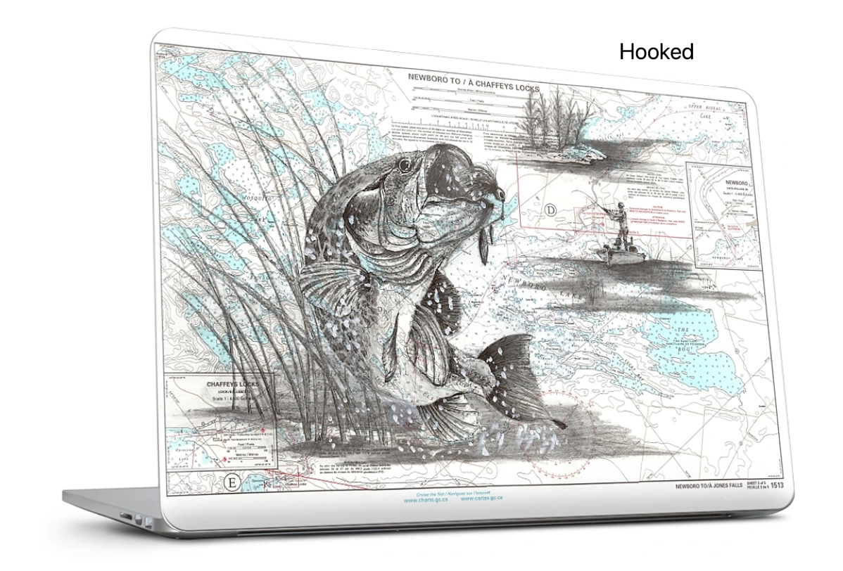 Laptop Gelaskins - Artistic Cartography Art